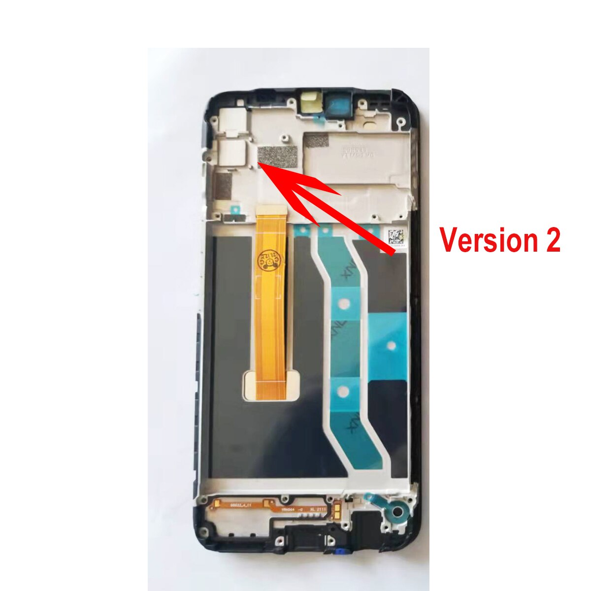 6.5 "per OPPO Realme C25 RMX3193 RMX3191 Display LCD Touch Screen Assembly di ricambio per Realme C25S RMX3195 RMX3197 LCD: With Frame Version 2