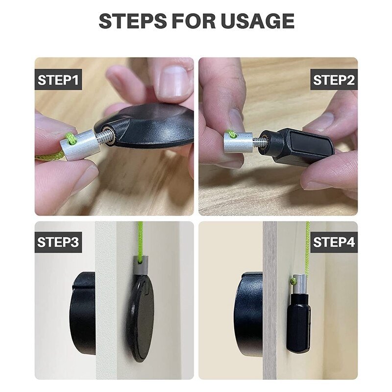 -Wiremag Puller, Magnetic Cable Fishing Tools Father's Day , Electrical Fishing Wire Guider With Double Slider