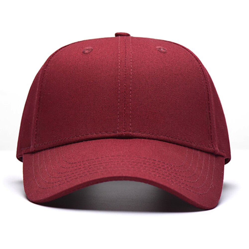 Vrouwen Mannen Golf Hoeden Outdoor Pure Kleur Koppels Sport Caps Golf Spelen Hoed: Winered
