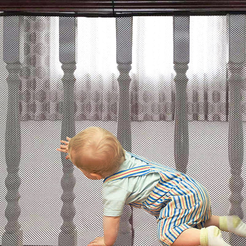Oloey 2m/3m hegn til baby hegn mesh hjem beskyttelse fortykkelse lille barn baby sikkerhedsnet sikkerhedsport altan trapper