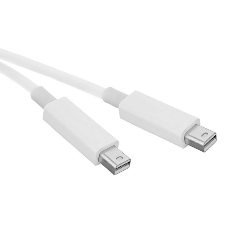 Thunderbolt 2 -kabel thunderbolt 2 han-til-han-datakabler stik til multimedieskærm hvid 2m