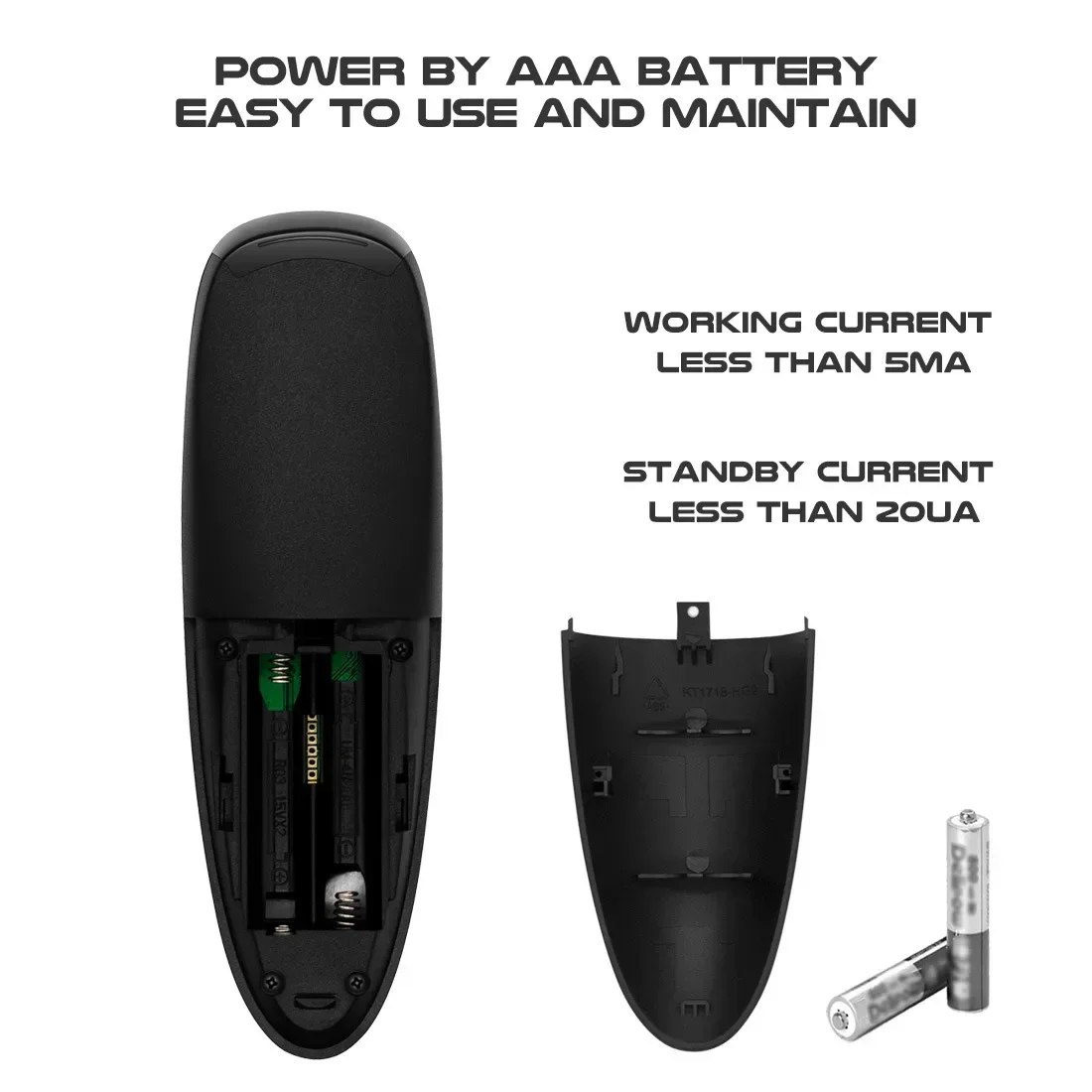 Air Remote Mouse G10BTS Bluetooth5.0 Voice Remote Control 2.4G Wireless Gyroscope for Android TV Box H96 Max No USB Receiver