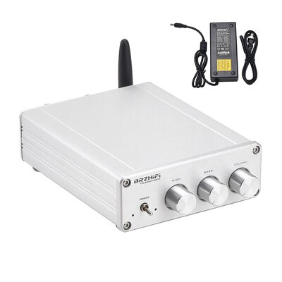 BRZHIFI High Fidelity TPA3250 Fever Amplifier 260W High and Bass Adjustment 8675 Bluetooth 5.0aptx-hd: With power supply