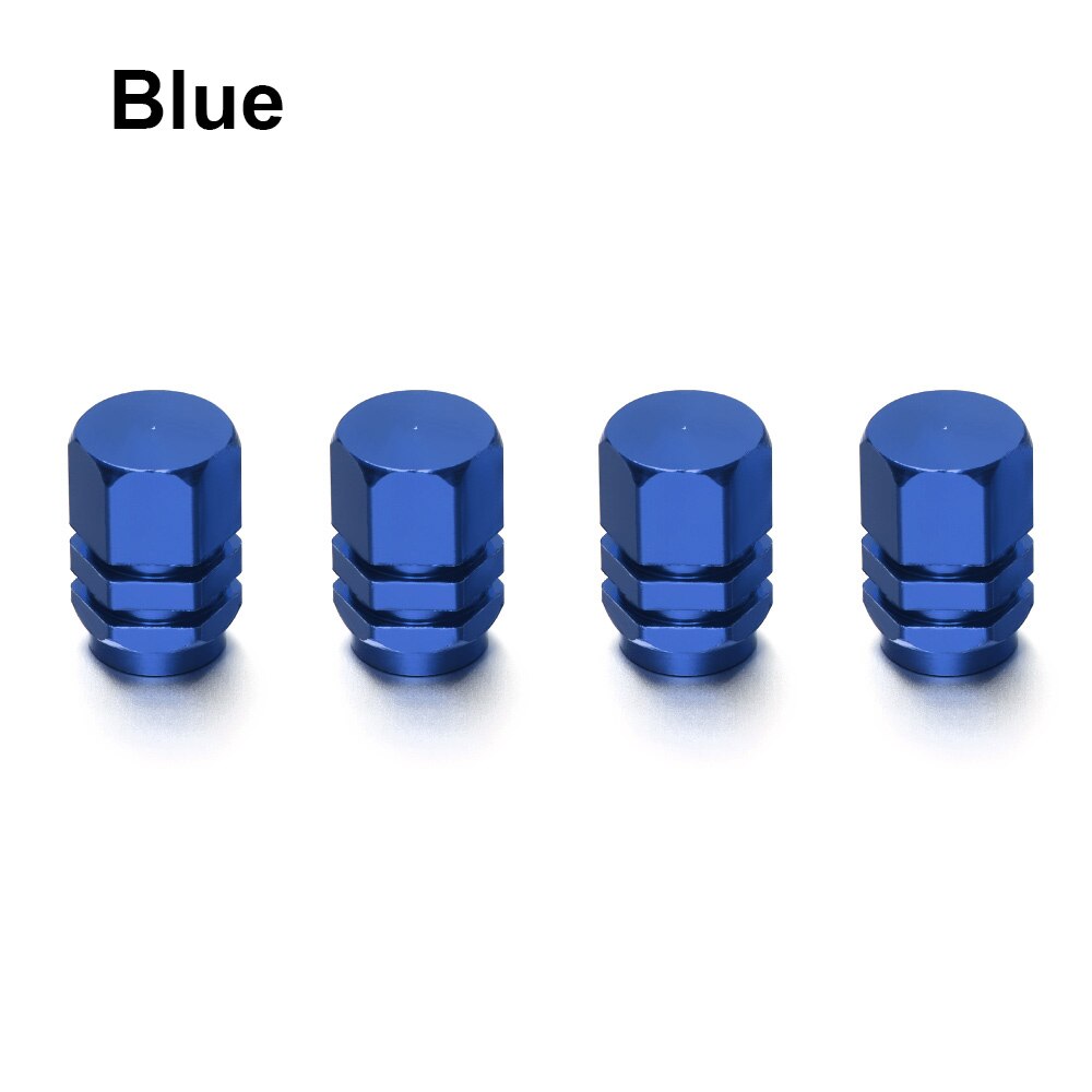 Tapones de neumáticos para rueda de coche, cubiertas de vástago de Llanta de Aleación de aluminio, Airdust, impermeables, para: Blue
