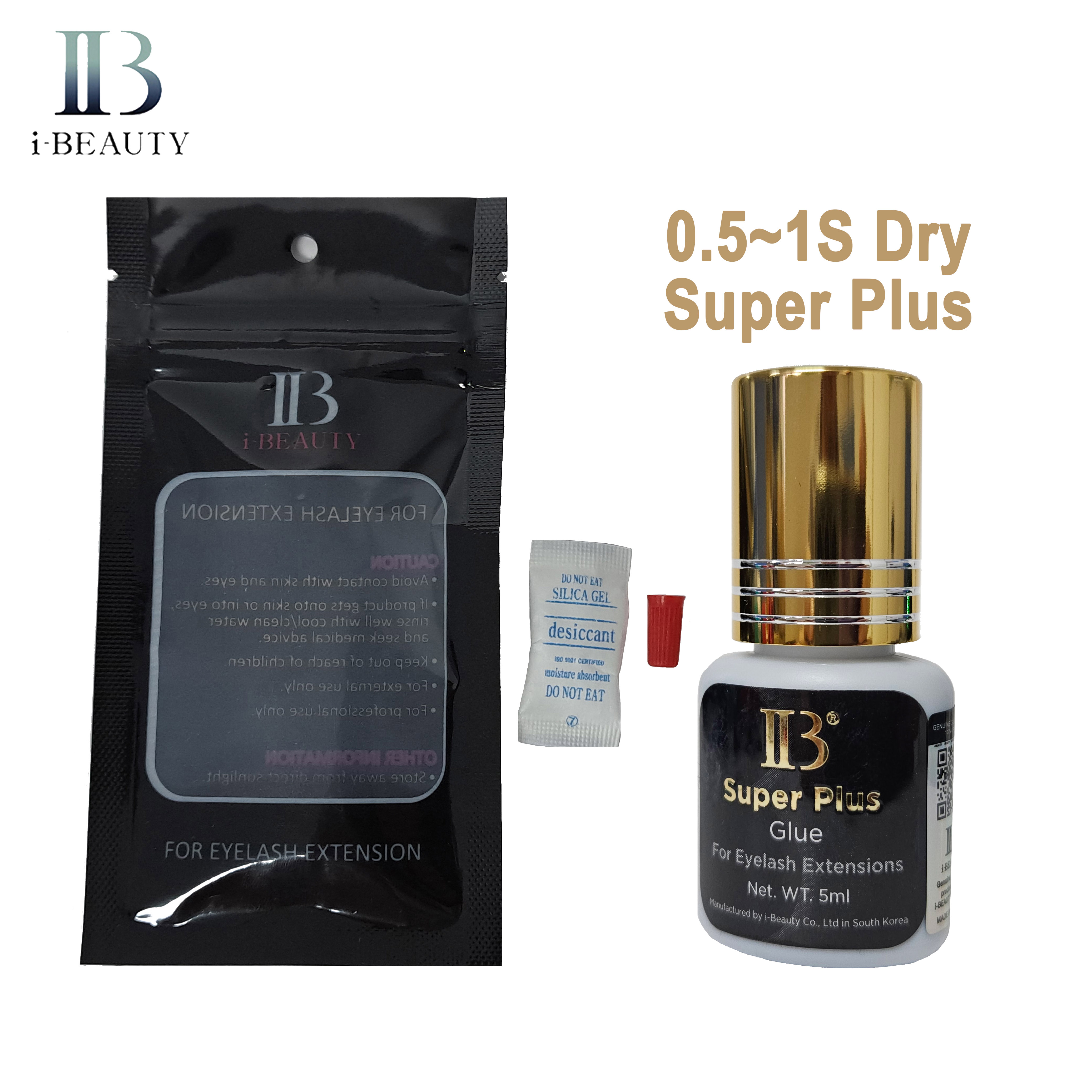Colle pour extensions de cils, , i-beauty IB Ultra super colle Master/EXPERT, colle individuelle pour extensions de cils à séchage rapide: Clair