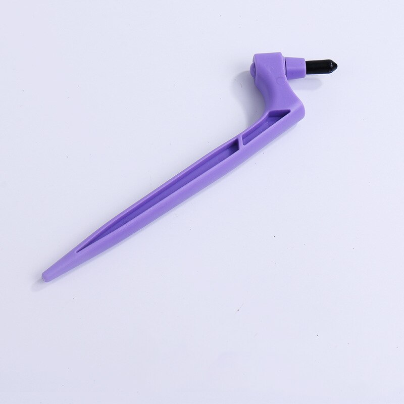 360-degree Rotating Utility Knife Pen Paper Cutting Pen Engraving Head DIY Art Craft Cut Tools Hand-held Rotary Carving Knife: Purple Cutter