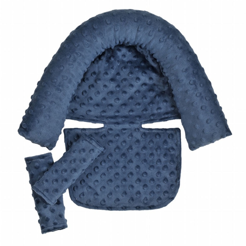 B2EB poggiatesta per bambini e coprisedile per seggiolino auto supportano comodamente la testa del bambino per neonati bambini neonati facile da smontare: 5