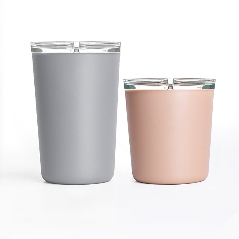 Taza Termo de acero inoxidable para café, vaso de viaje con tapa para llevar en el coche, ideal para , 240ml, 360ml, 304, 18/8