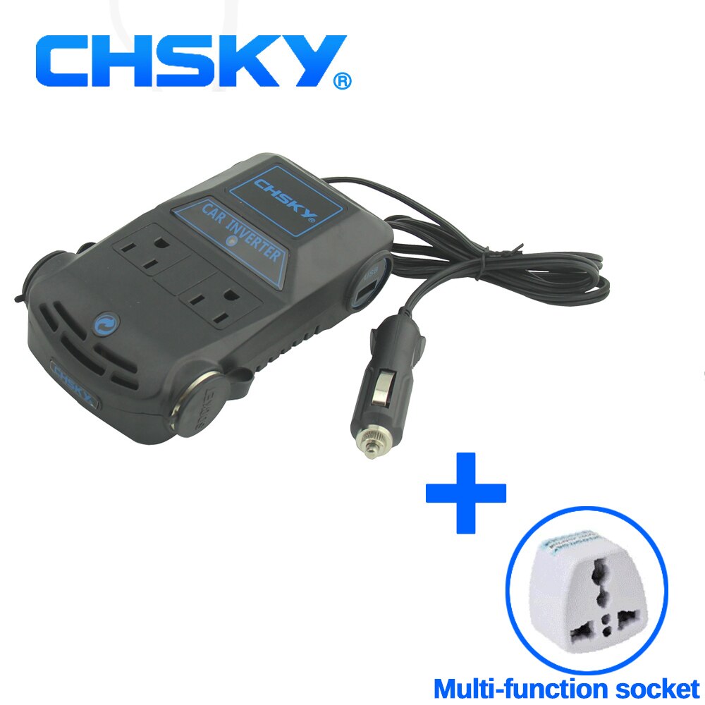CHSKY Auto Power Inverter DC 12 v/24 v naar 220 v Power Converter Met Auto USB Lader Adapter sigarettenaansteker 12 v naar 220 v Omvormer