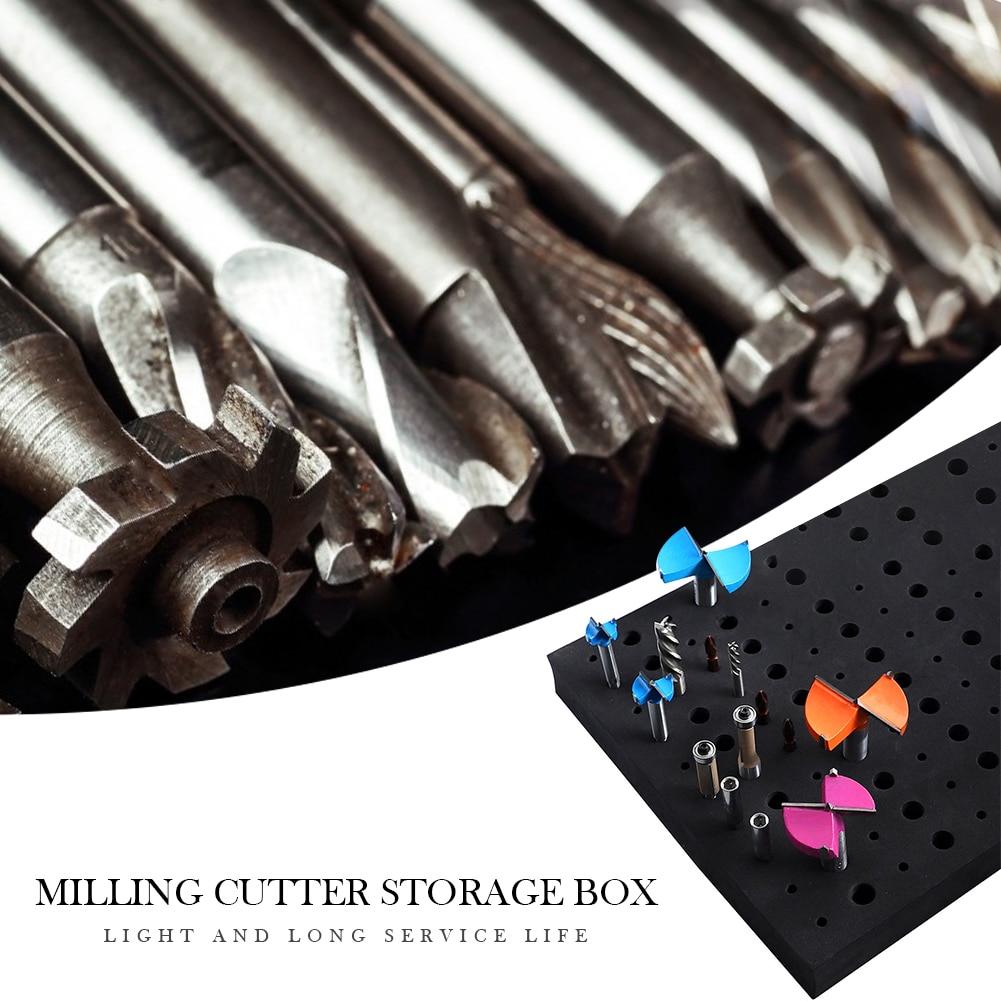 Frezy uchwyt frez taca wiertła schowek pudełko typu Organizer ręczny scyzoryk uchwyt narzędziowy oszczędność miejsca organizator Obudowa