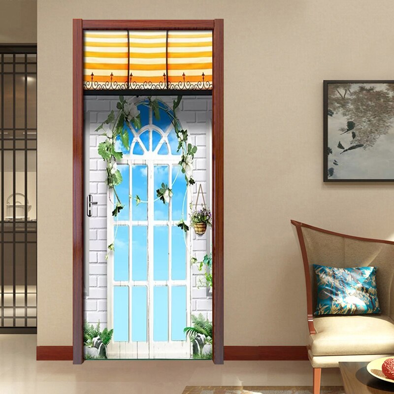 DIY European Garden Window Door Sticker PVC Materi... – Grandado