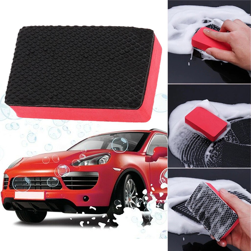 Esponja de limpieza de coche, barra de esponja de arcilla mágica superior, bloque de limpieza, borrador, cera, almohadilla de pulido, herramienta G90724,