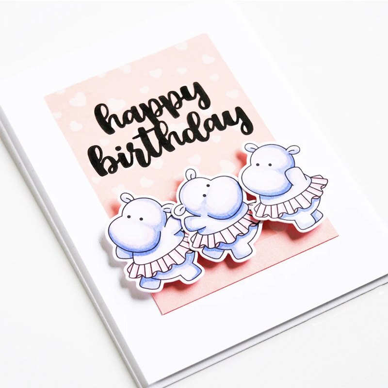 Clear Stamps Get Well soon Happy Birthday Thank You Words For DIY Scrapbooking Cards Making Craft Stamp