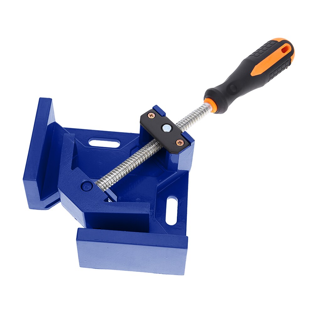 90 Degree Adjustable Right Angle Clamp Single Handle Aluminium Corner Clamp Woodworking Frame Clip Alloy Hardware Tool Clamp