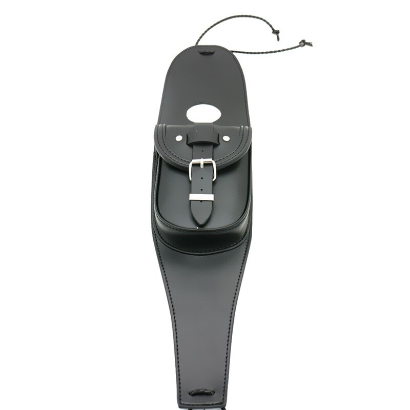 Bolsa de herramientas para motocicleta Harley Forty Eight Iron 4,5 Sportster XL 883 883, Panel de cubierta de tanque de combustible y aceite, cuero negro, 1200 galones