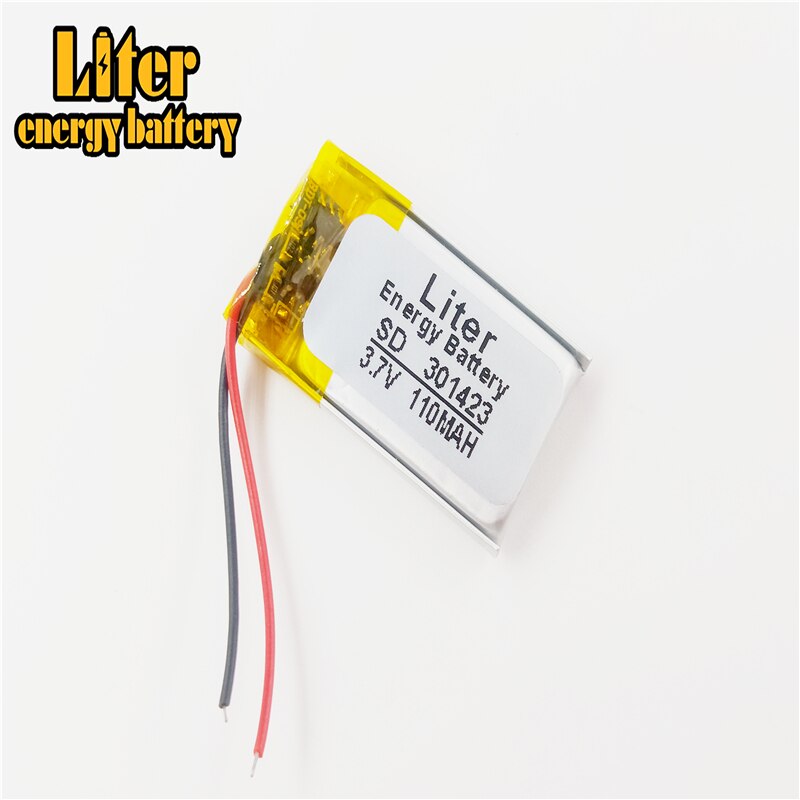 3.7V lithium Tablet polymer battery 031423 301423 110mah MP4 GPS MP3 Toy Battery