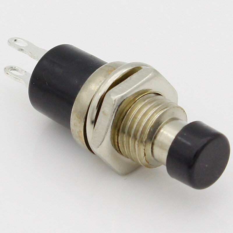 12pcs 7mm Momentary Push button Switch PBS-110 Press the reset switch Momentary On Off Push Button Micro Switch Normally Open NO