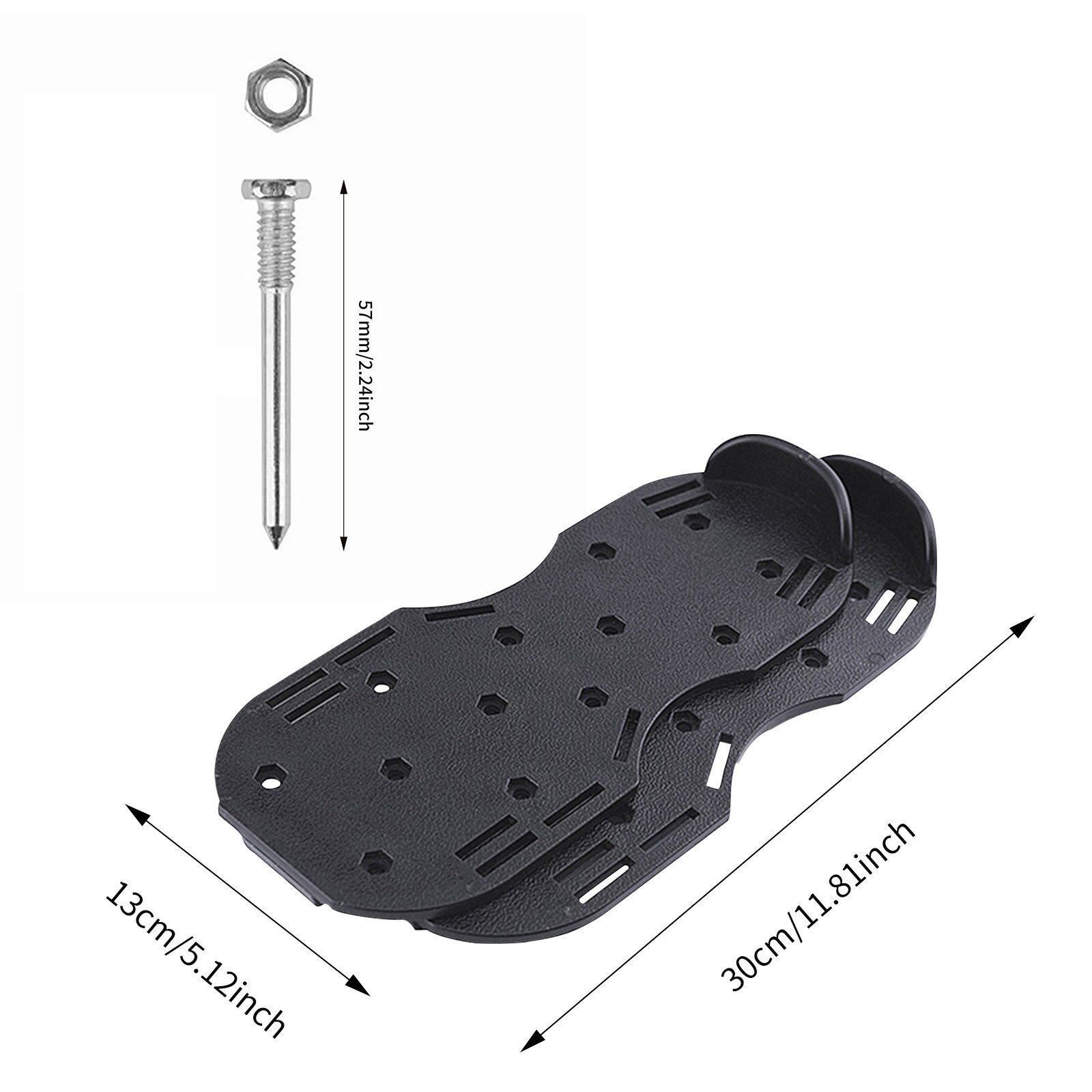 Lawn Aerator Sandals Gardening Floor Paint Self-leveling Cement Construction Nail Shoes Scarifier Grassland Ripper Tool A Pair