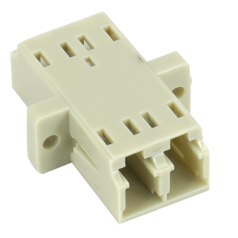10/25/50/100pcs LC UPC duplex fiber optic adapter Multimode DX coupler connector Fiber flange LC connector