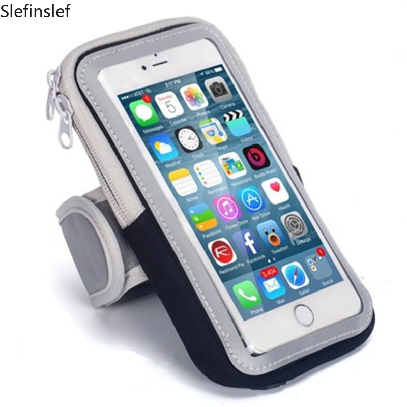 sport Corsa Della Cassa del Bracciale Impermeabile Telefoni Cellulari Telefono fascia di Braccio Brassard Telefono Casi Del Supporto Del Braccio Del Sacchetto per iphone X 8 Più