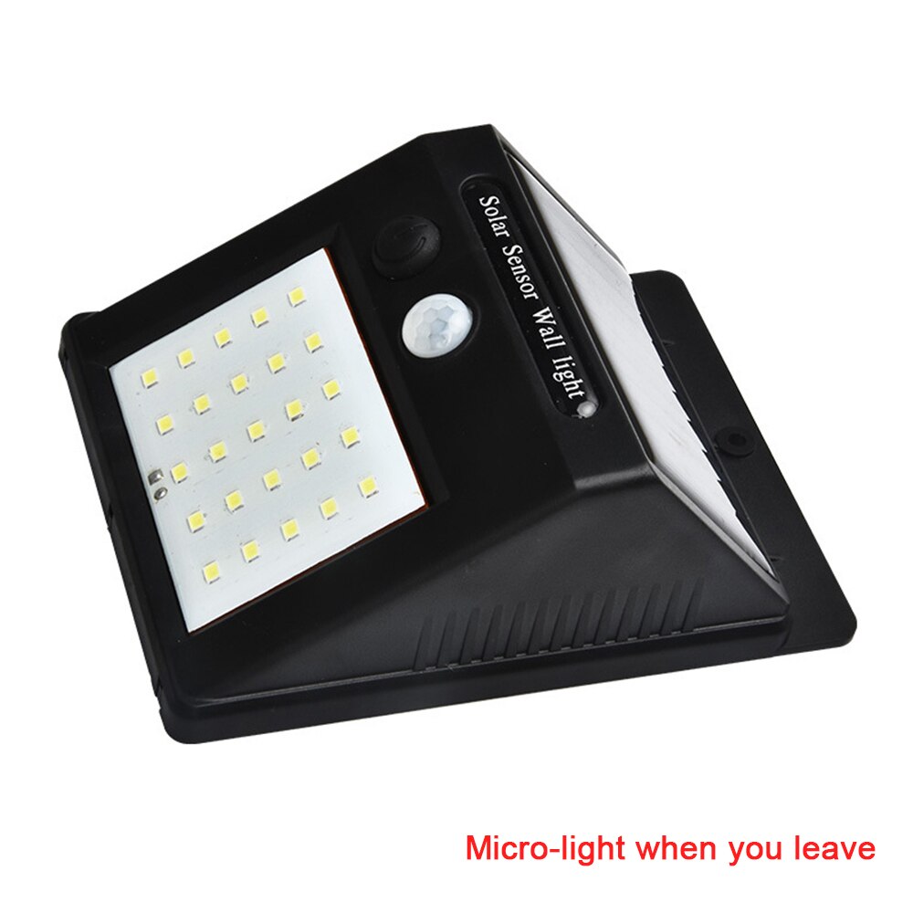 Waterproof 20 LED Solar Lights Motion Sensor Wall Light LED Solar Power Lamp Energy Saving Outdoor Garden Yard Lamps: Warm White