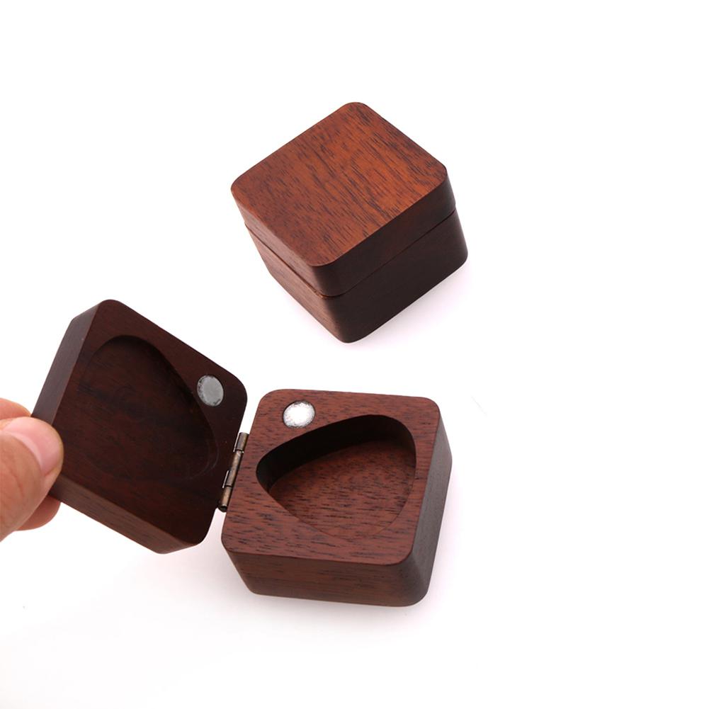 Caja de madera para guardar púas y púas, herramienta para el cuidado de la Guitarra, púas, accesorios para Guitarra
