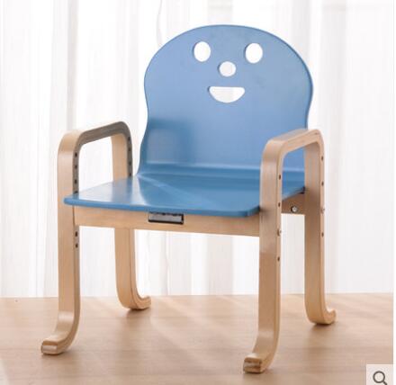 Louis sillas para niños, guarderías, respaldo Simple moderno, hogar, madera maciza, se puede levantar: G5