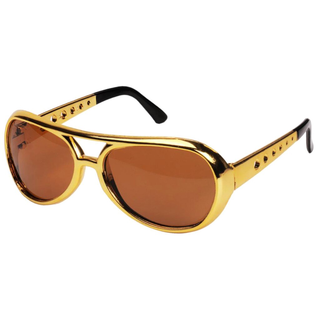Glanzend Chroom Party Zonnebril 60's Rock Star Classic Eyewear Shades