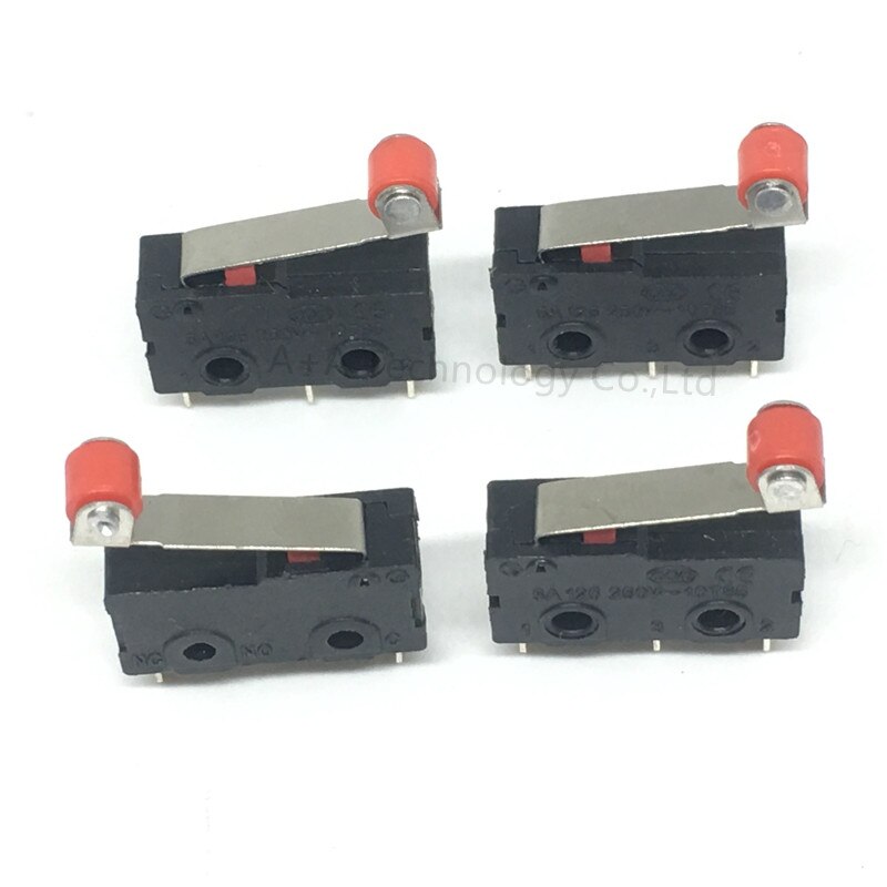 10 Pcs Mini Micro Limit Switch Roller Lever Arm SPDT Snap Action LOT