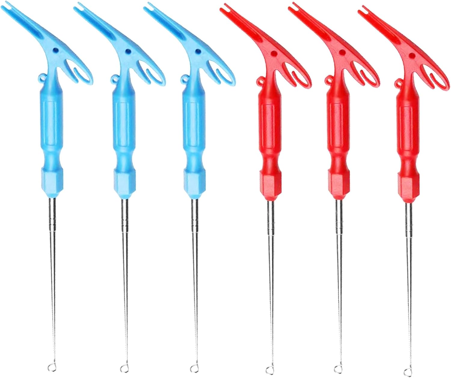 Separador de anzuelos de pesca multifuncional 3 en 1, herramientas para atar nudos, aparejo, Extractor de seguridad, herramientas para atar nudos