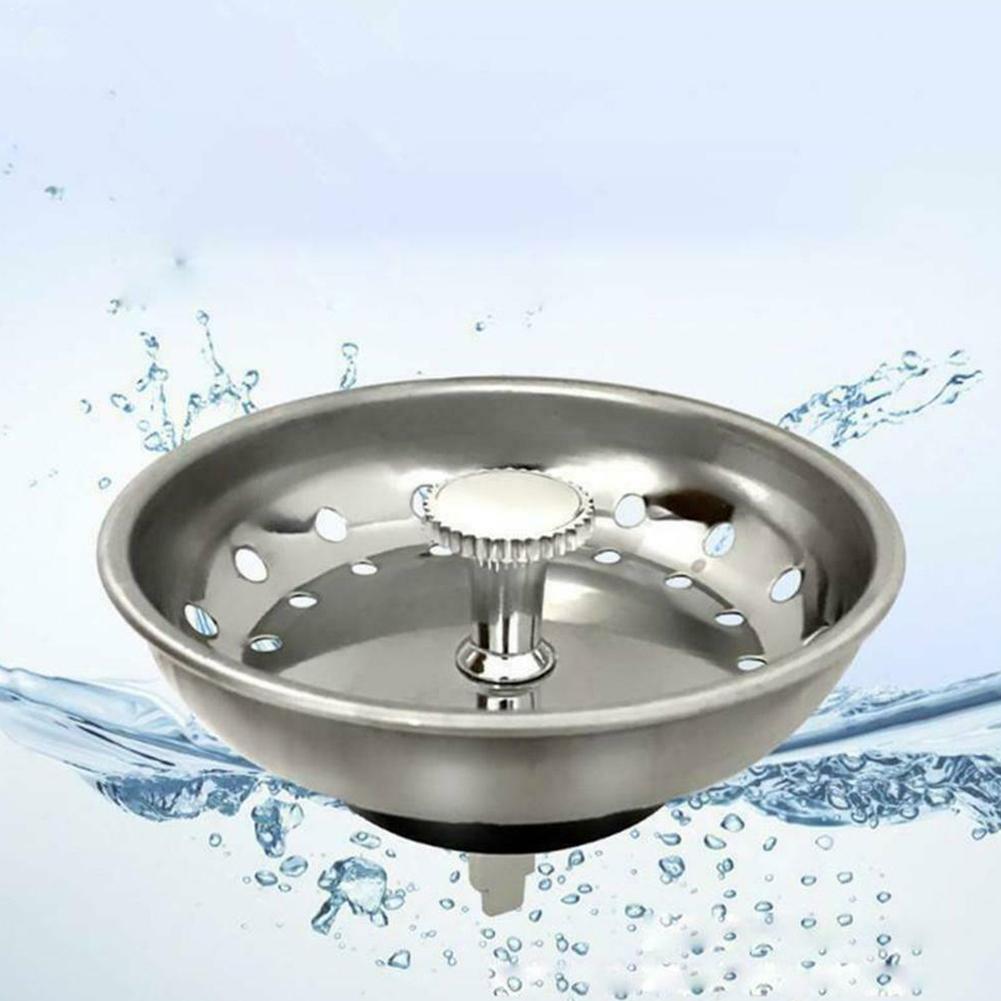 Kitchen Drainer Strainer Leach Basket Waste Stopper Laundry Bathroom Lavatory Stopper Standard Replacement Sink Rubber Sink D3D8