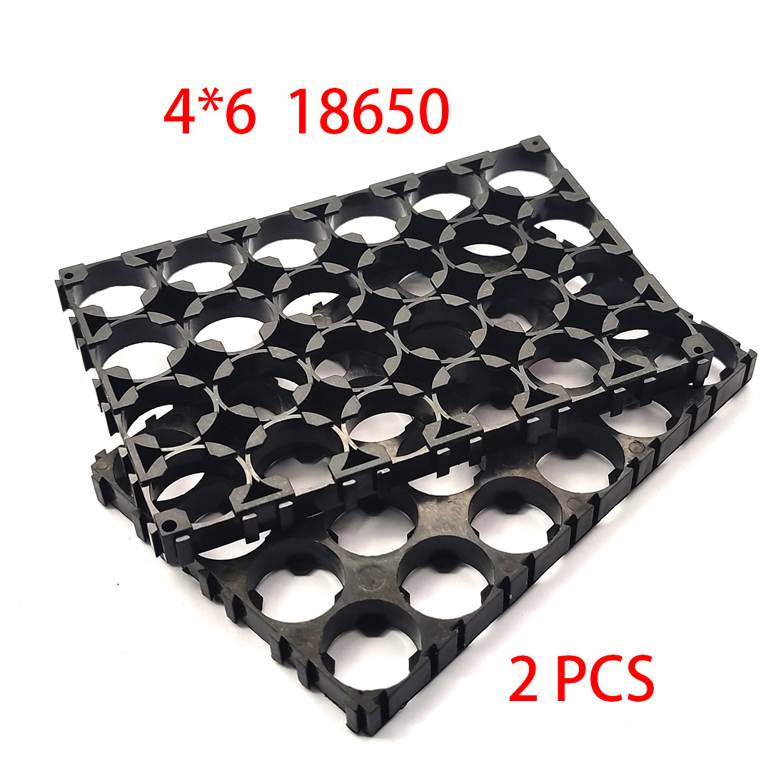 18650 Lithium Cell Cylindrical Battery Case Holder Batteries Pack Plastic Holder Bracket for Diy Battery Pack: Other