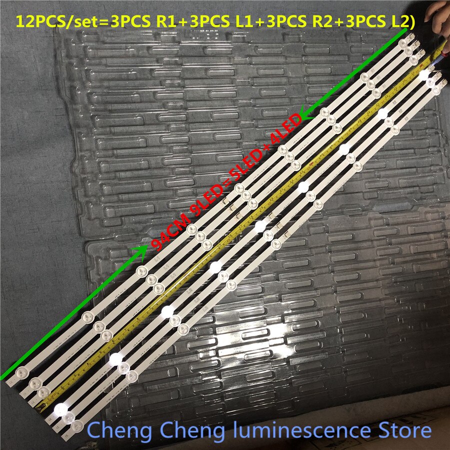 12 unids/lote de retroiluminación LED para LG 47LN 47LA620S 47LN5400 6916L-1174A 6916L-1175A 6916L-1176A 6916L-1177A 100%