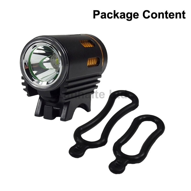 Cree XM-L2 U3 LED 4+2-Mode 1000 Lumens Bike Light - Black and Gold