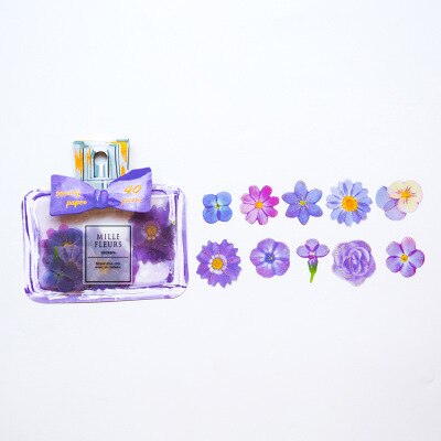 40 stks/pak Kleurrijke bloemblaadje vorm sticker fotoalbum dagboek Plakboek decor stickers diy card Scrapbooking sticker