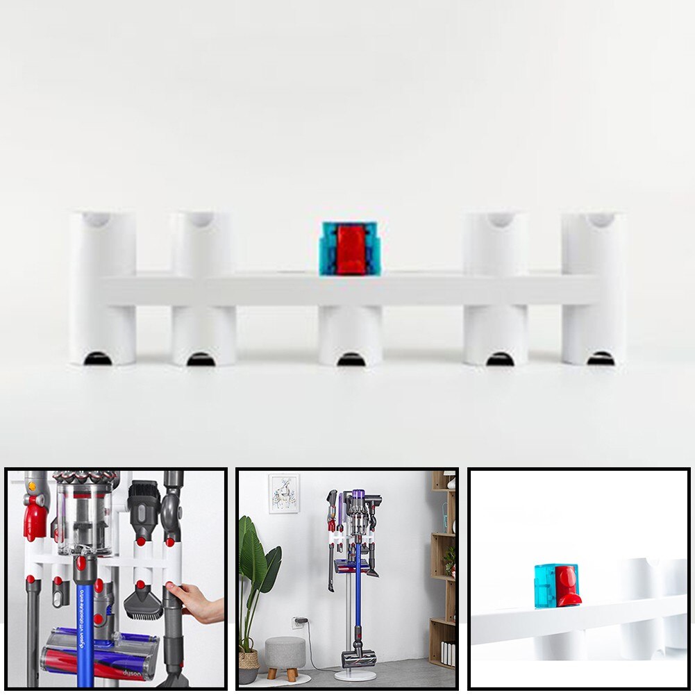 1x oppbevaringsbraketter rengjøringsbørster holder stativ erstatte for dyson  v11 v12 v15 dok  k9 oppbevaringsbrakett tilbehør støvsuger