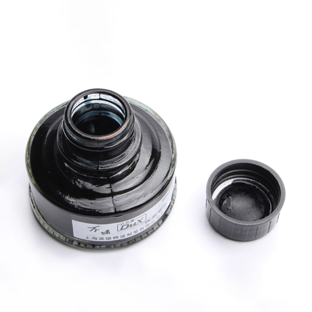 50ml Smooth Writing Fountain Pen Ink Glass Bottle Student Stationery School Office Supplies
