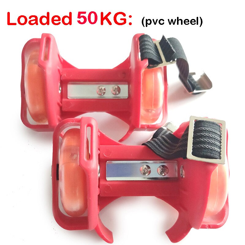 Chaussures à Roulettes Rétractables Avec LED - Talon Roller Éclairant Pour Débutants (Taille Unique)