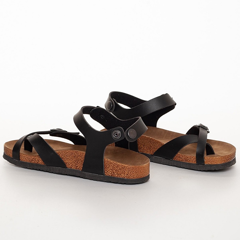 Summer Women Rome Orthopedic Cork Sole Comfort Sandals Slippers PU Flip-Flops Authentic Aesthetic Modern Daily Casual 2022