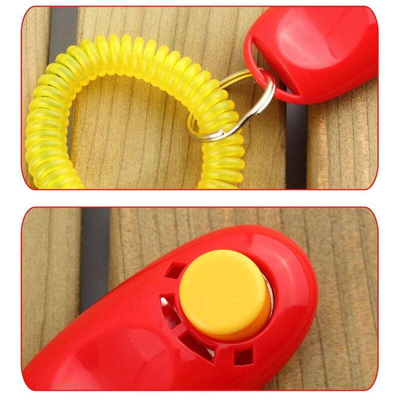 Hond huisdier klik clicker training gehoorzaamheid behendigheid trainer hulpmiddel polsband