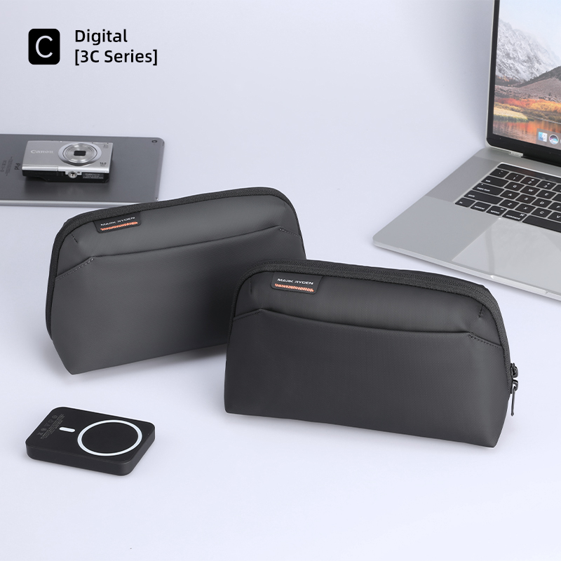 Tech Organizer Pouch Small Toiletry Bag Makeup Bag Tech Case for Travel Gadgets Bags Portable Digital 3C Storage Bag