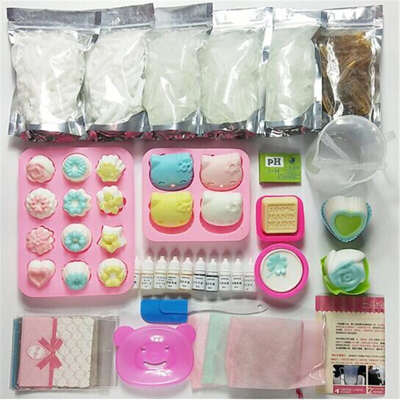 1 Bag Transparent Soap Base DIY Handmade Soap Making Raw Material For DIY Essential Oil Soap Breast Milk Soap Making