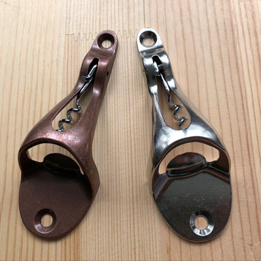 6.45*5.85cm flesopenerringen van puur koper, brons metaal, muurbevestigd bierflesdop, wijnflesdop, barkeukengereedschap