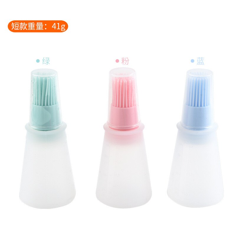 Szczotka robić olejowania grilla dozownik oleju z pędzelkiem odporna na wysokie temperatury silikonowy pojemnik na przyprawy szczotka pieczenie w kuchni gadżety X