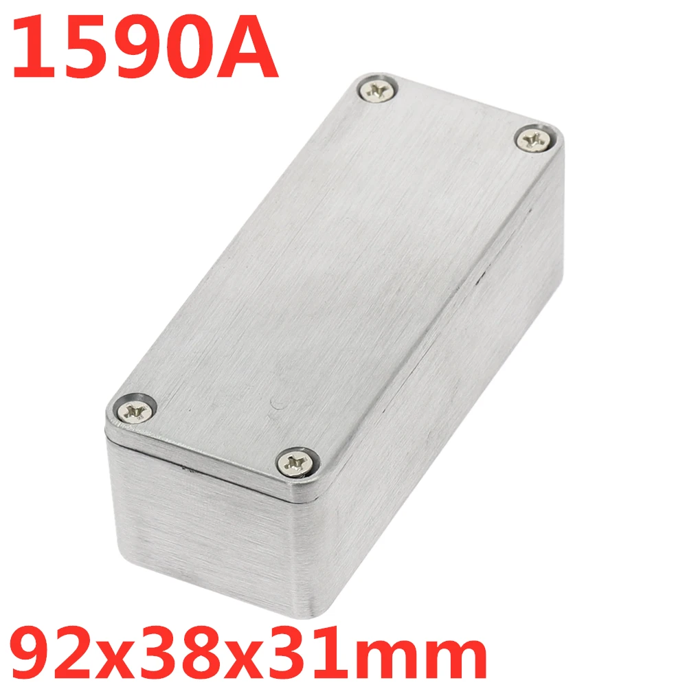 Aluminiumschassi för Gitarr Effektpedal Stil 1590 - Olika Storlekar