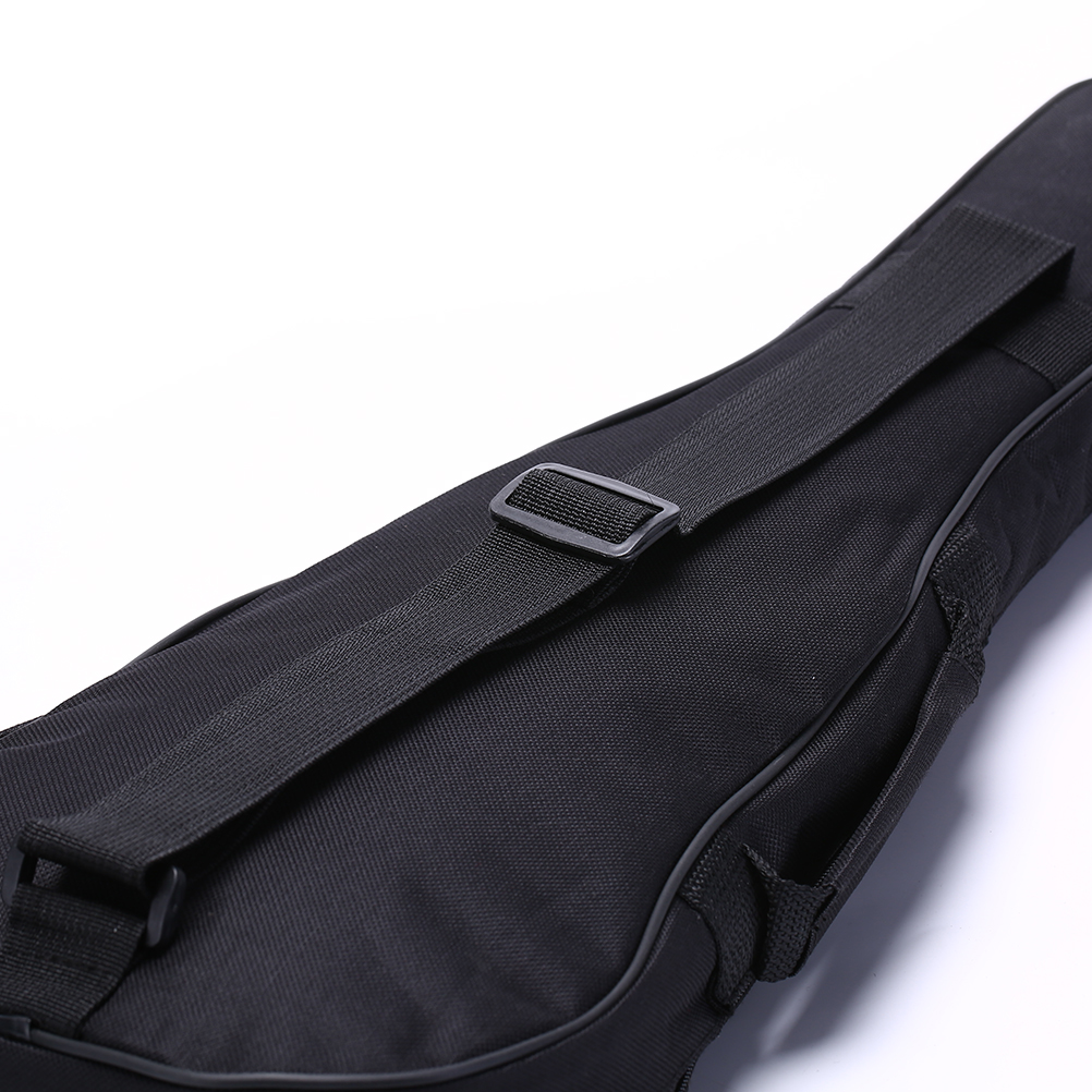 21 "gitarrpåse justerbara axelremmar gitarrväskor nylon oxford ukulele vattentätt gitarröverdrag gig bag svart mjukt fodral