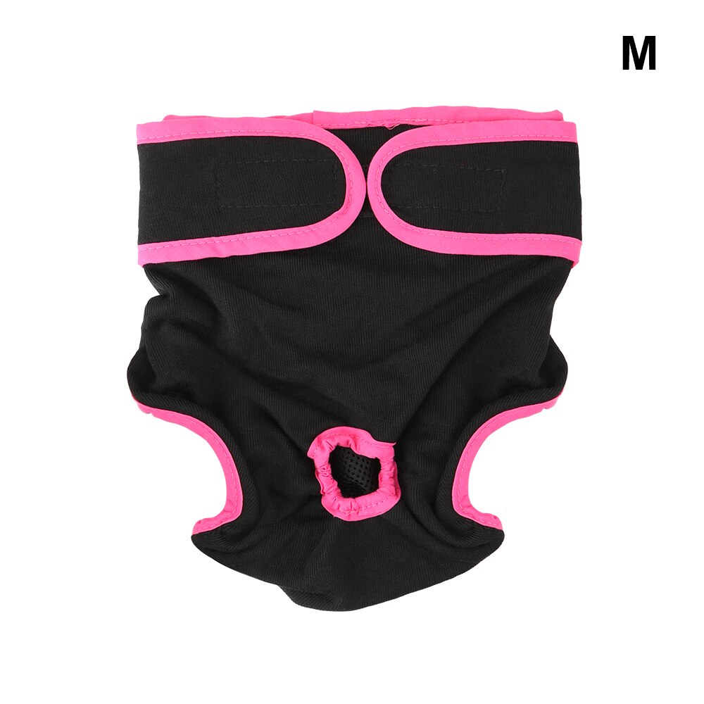HILIFE Dog Supplies Female Dog Shorts Pet Underwear Puppy Diaper For Small Meidium Size Dogs Physiological Pants: Black (M)