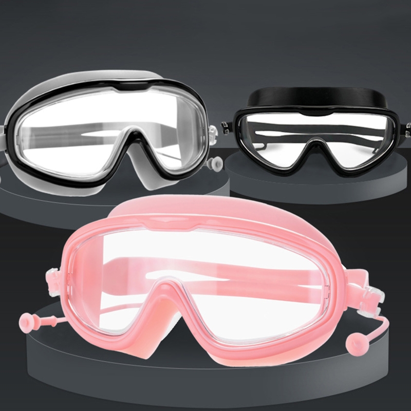 X5QF Super Big Frame Nearsighted Swim Goggles UV Protection for Beginner