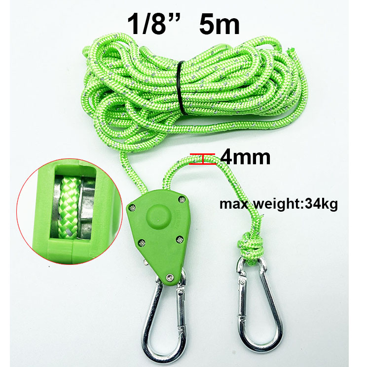 Tenda de acampamento amarrar corda tensor fixação polia catraca cabides toldo corda gancho dossel fivela corda aperto cintas ferramenta: Transparente