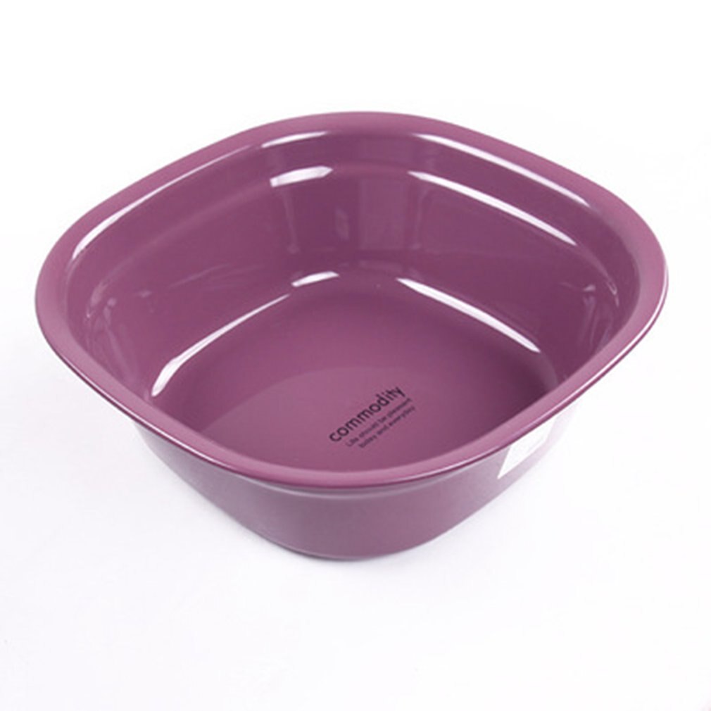 Tragbare freundlicher Waschbecken Baby Arsch Waschen Becken Kunststoff zerschmettern nachweisen Badewanne Gesicht Fuß Waschbecken Schlecht Zubehör: L Violett